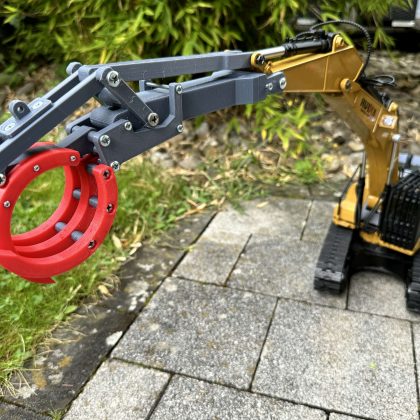 Anbauteile für den Kettenbagger Huina 580 / Amewi / Liebherr