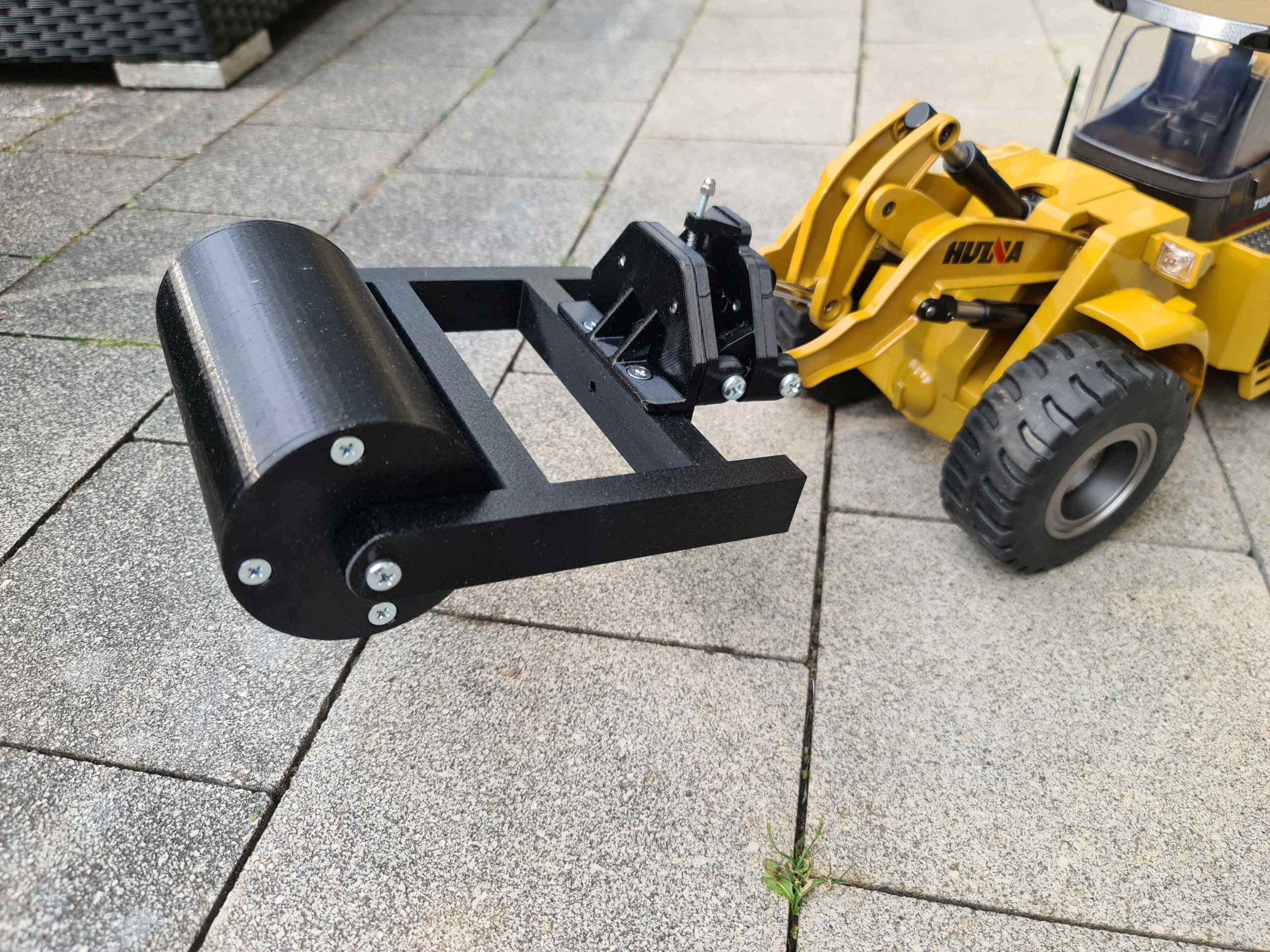 Huina 583 Radlader Anbaugerät mit Walze