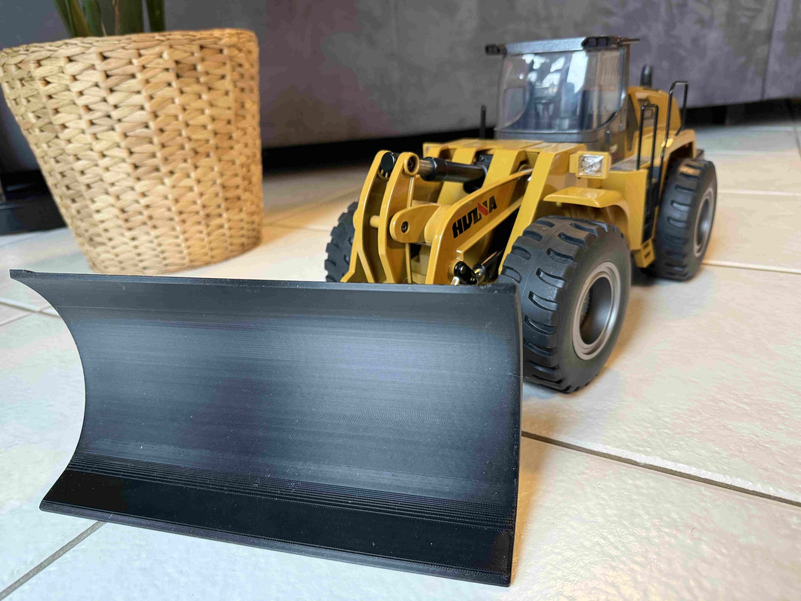 Huina 1583/Amewi/Volvo Radlader - verstellbares Schneeschild/Schiebeschild – Bild 11