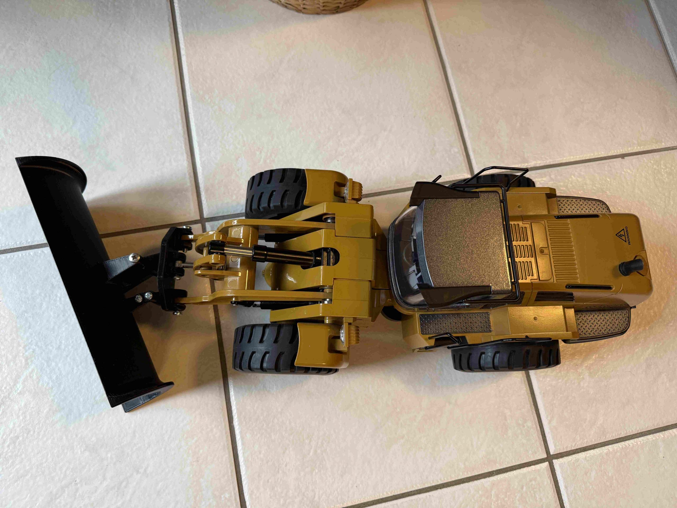 Huina 1583/Amewi/Volvo Radlader - verstellbares Schneeschild/Schiebeschild – Bild 10