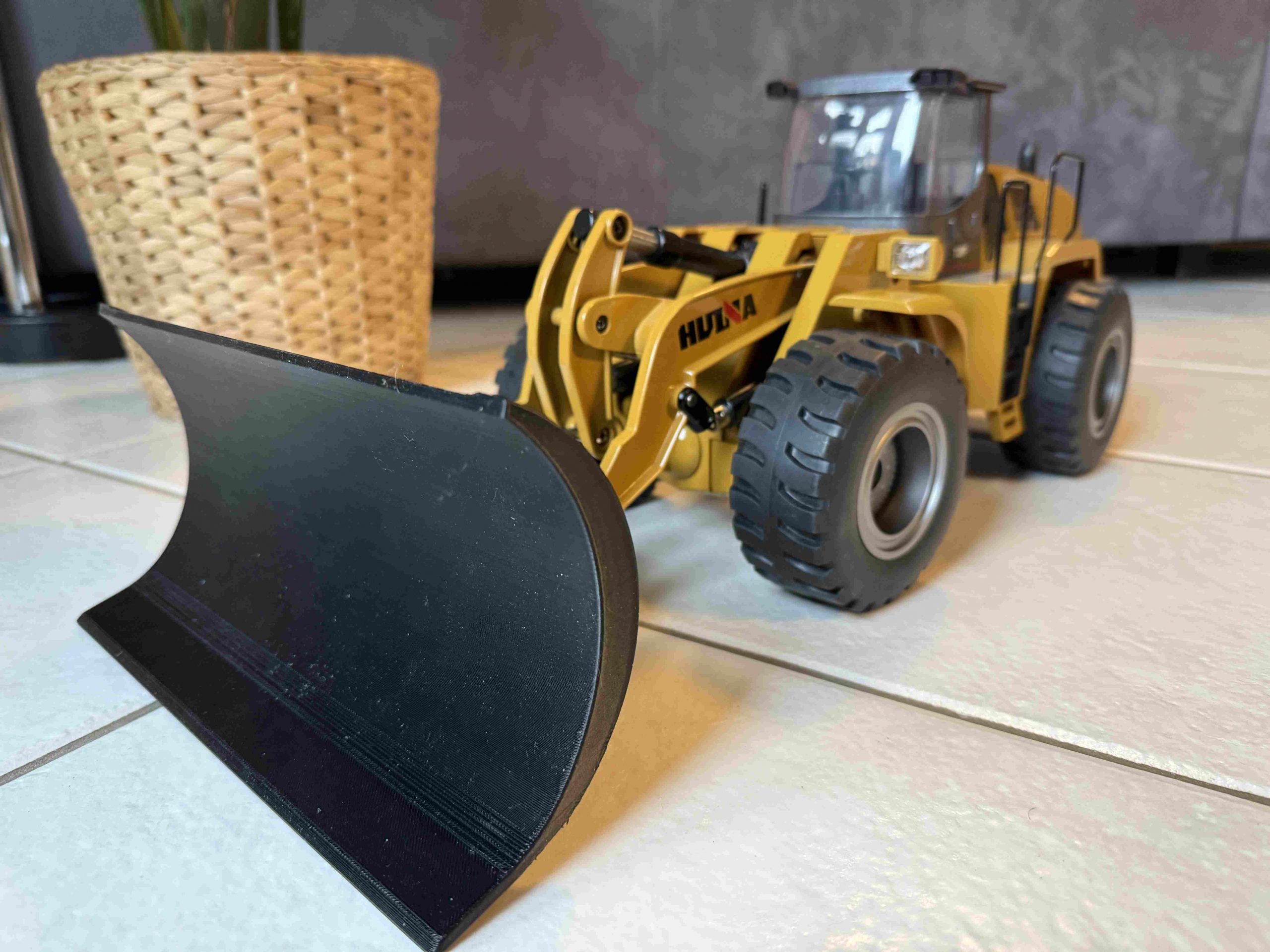 Huina 1583/Amewi/Volvo Radlader - verstellbares Schneeschild/Schiebeschild – Bild 8